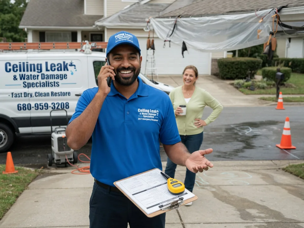 Ceiling Leak Cleanup Hillsdale, OK FAQs
